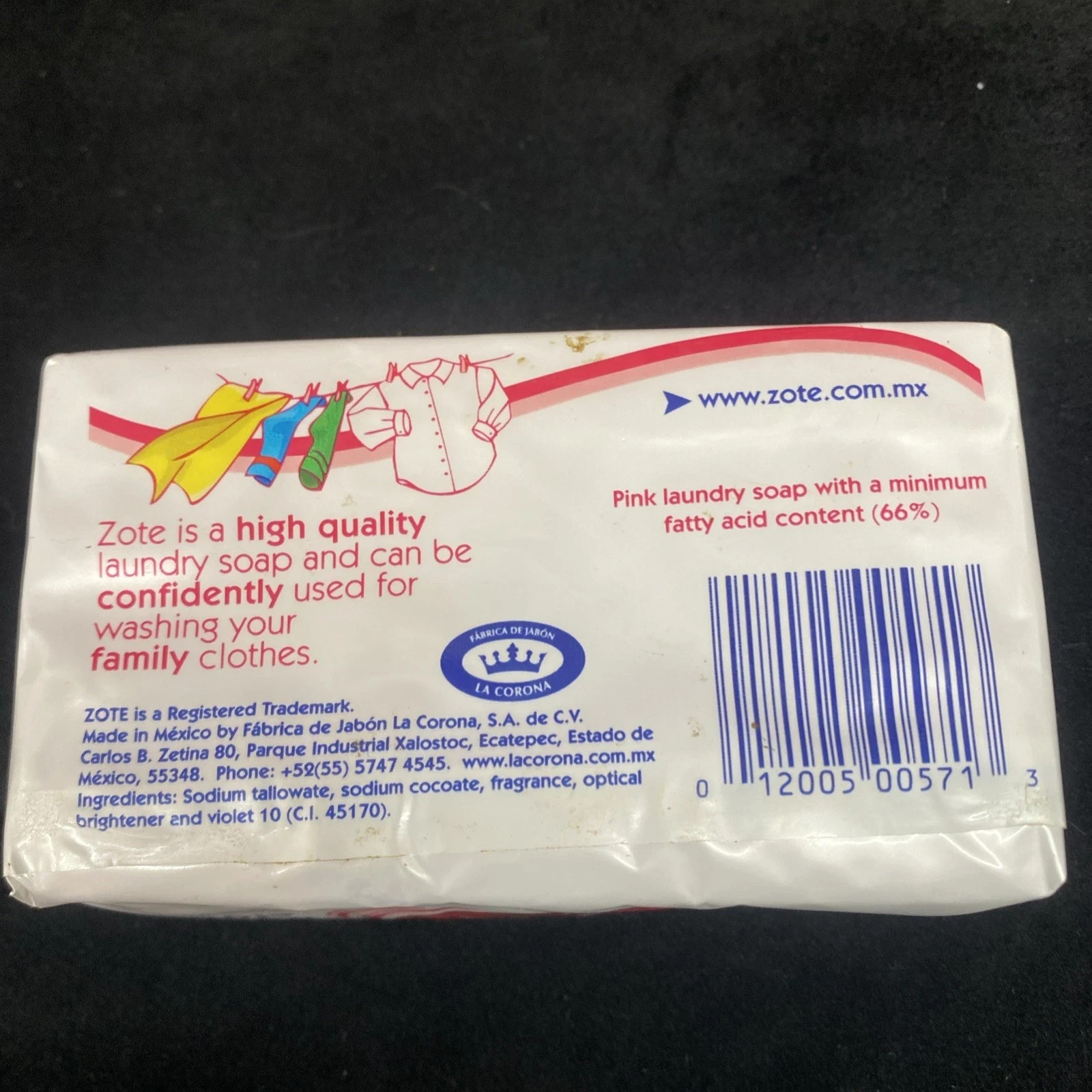 Zote Pink Soap Bars 14.1oz Hand Wash Soap for Stains 400g Large Soap (37 pack)