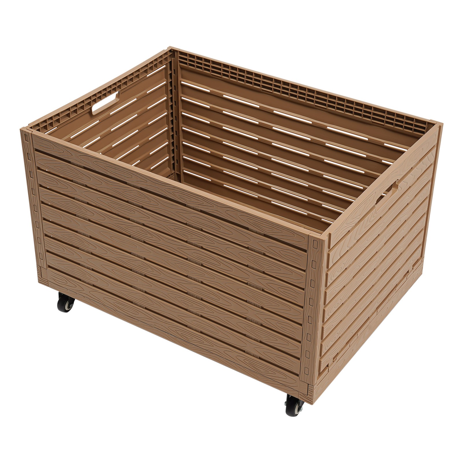 Large Capacity Folding Storage Collapsible Plastic Vegetables And Fruits Baskets