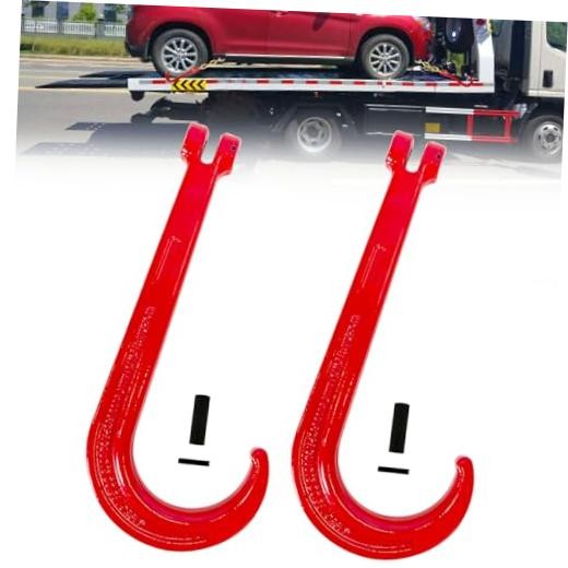 J Hook Towing-G80 Heavy Duty Towing J Hooks with 7100 Lbs 15 Inch Safety latch