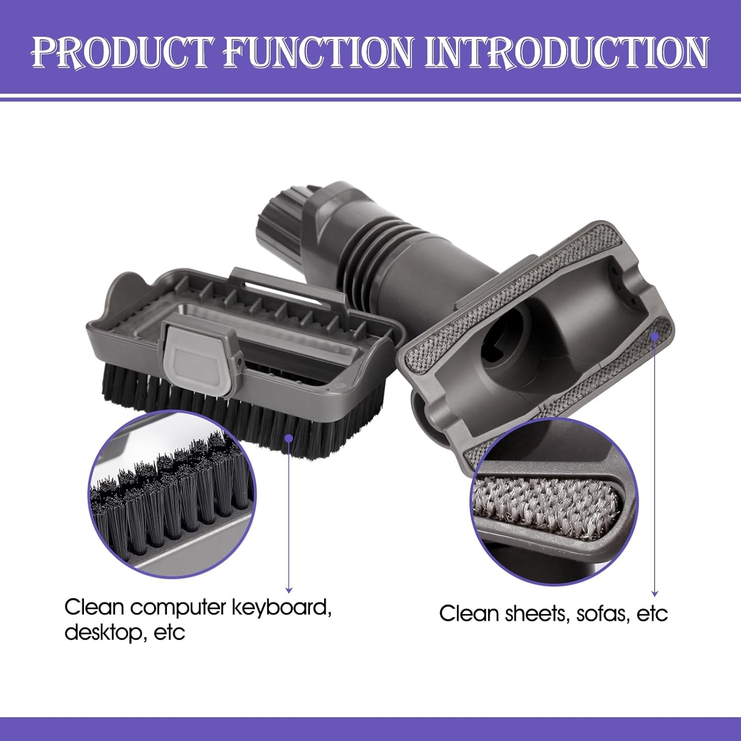 Vacuum Attachments Compatible with Shark Pet Cordless Stick IX141 IZ162H IZ361H