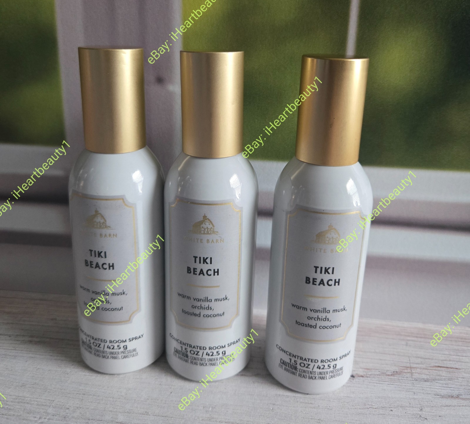 bath and body works white barn tiki beach concentrated room spray set of 3