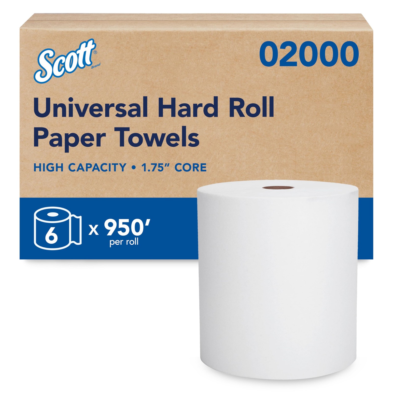 Scott Professional Essential Universal High-Capacity Hard Roll Paper Towels