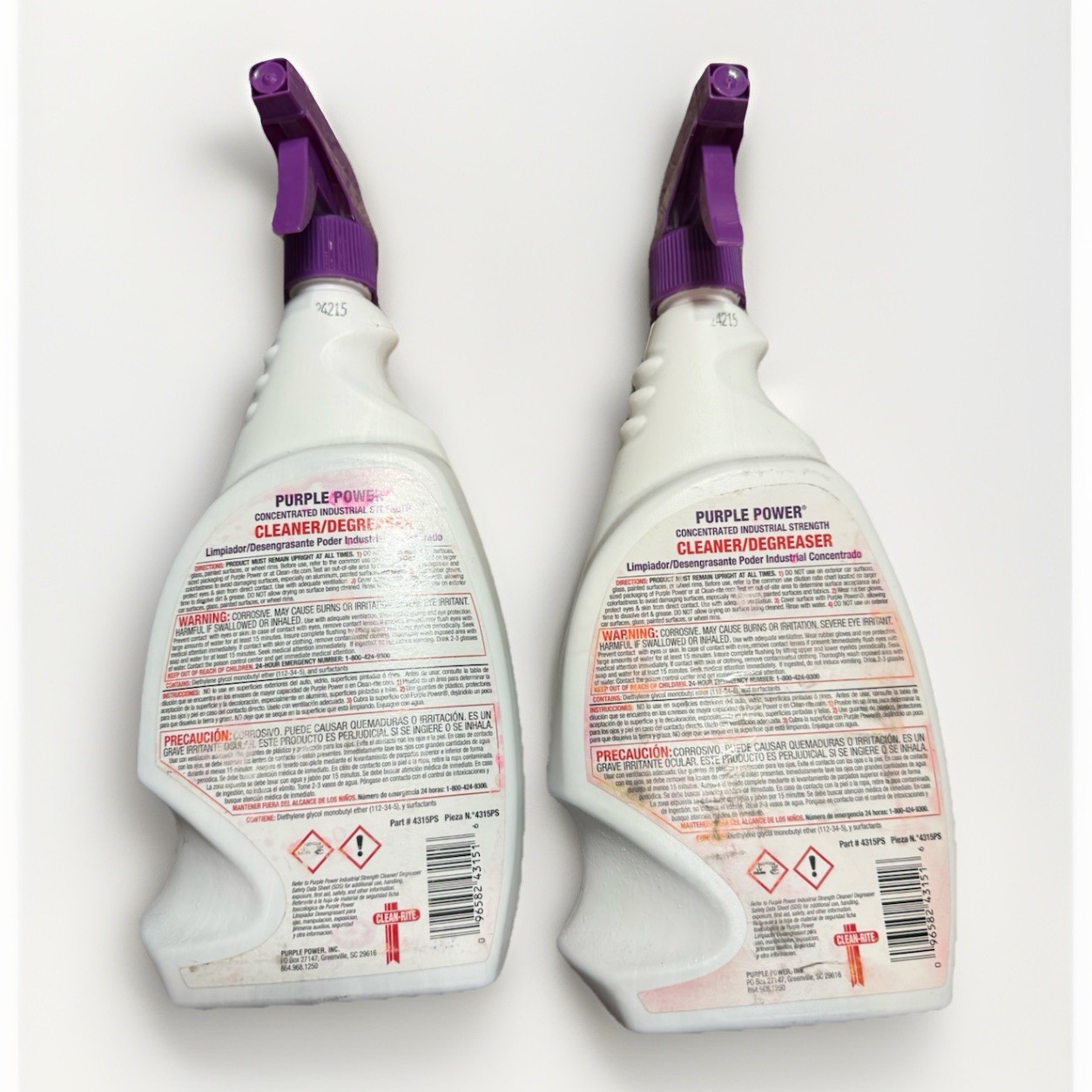 2 Pack Purple Power Concentrated Industrial Cleaner/Degreaser, 32 oz Each