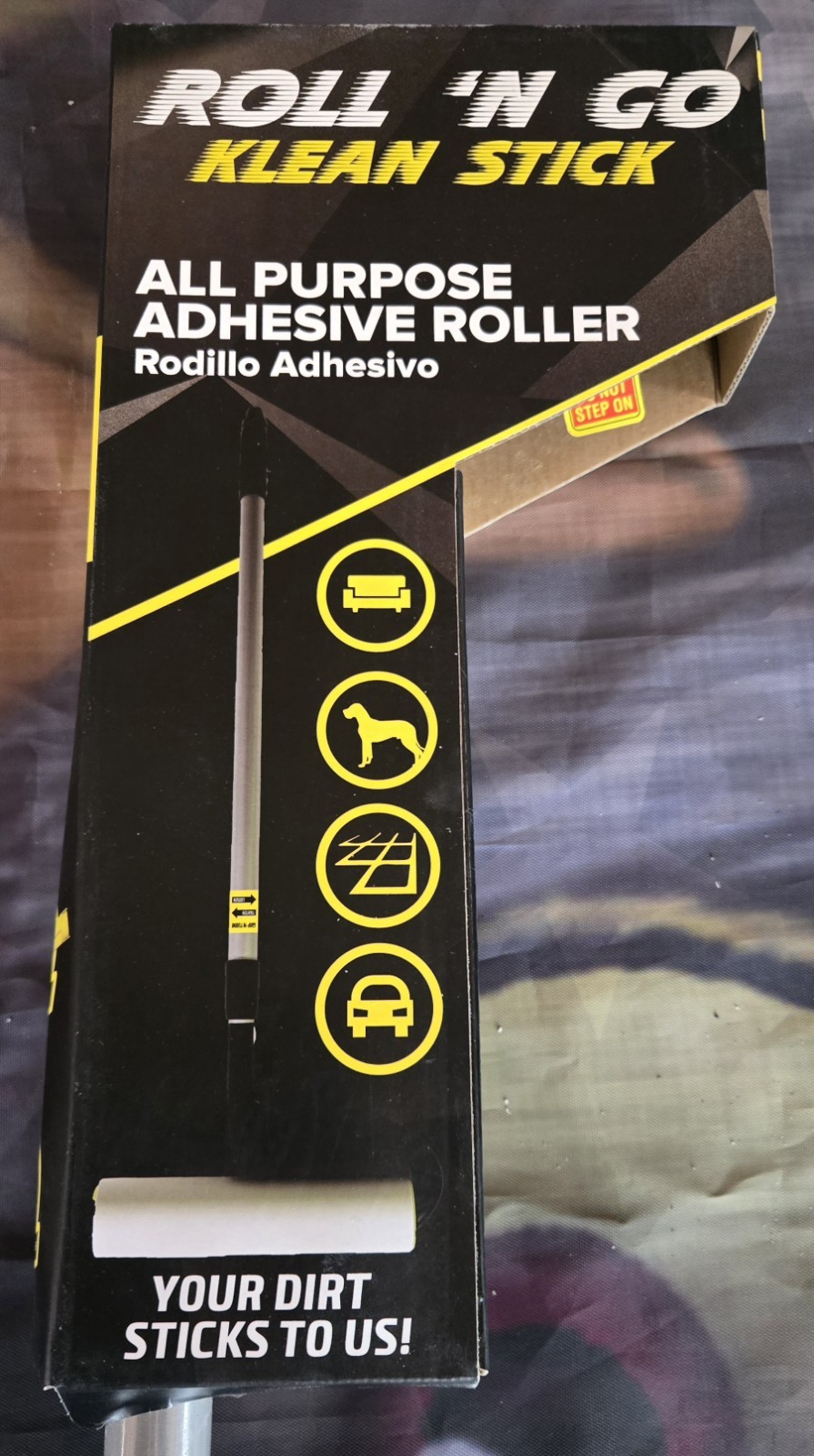 Original Roll N Go Klean Stick W/6″ And 10″ Rollers – 30 Sheets – Free Shipping