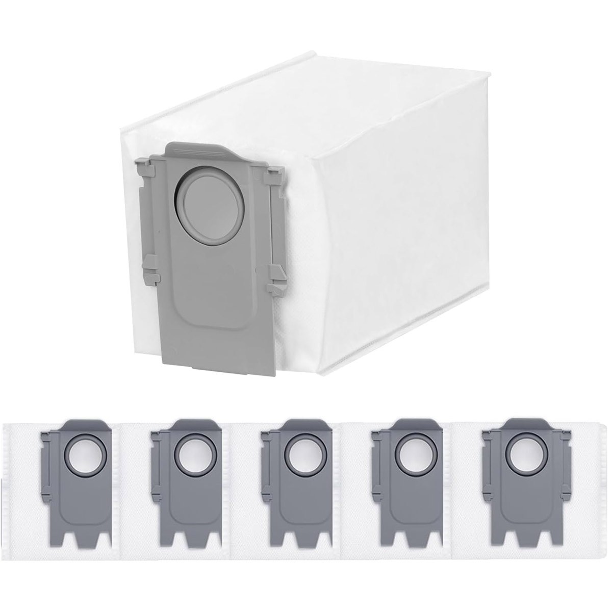 6 Packs Disposable Dust Bags for QRevo series S8MaxVUltra, QV 35A Robot Vacuum