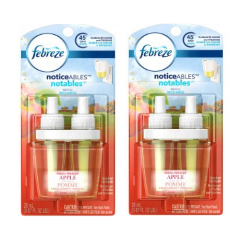 Febreze Noticeables Notables Fresh-Pressed Apple (4 pk) Free Shipping!