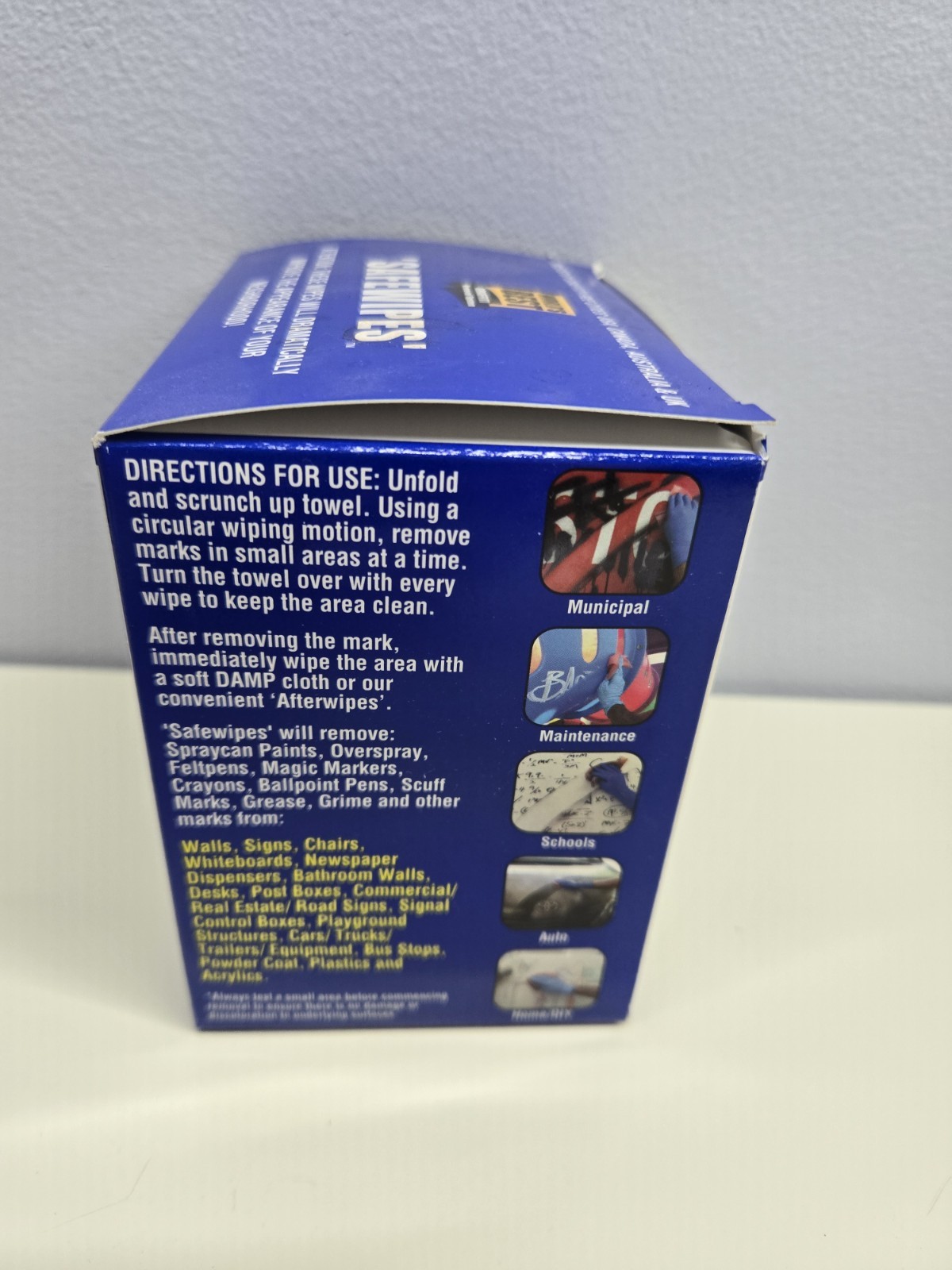 Safewipes Graffiti Remover Surface Cleaning Wipes -20 ct, pack