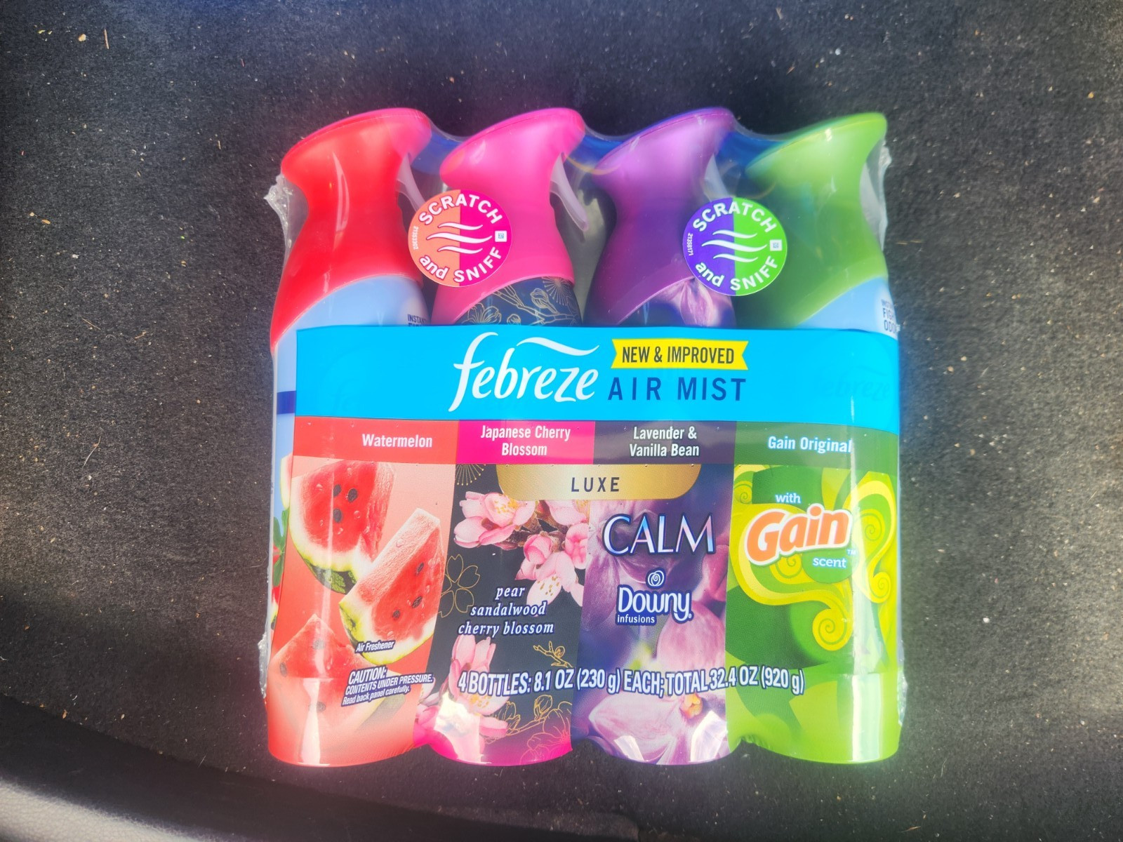 Febreze Air Effects Odor-Fighting Air Freshener , 8.8 oz./4 pk. NO SHIP TO CA