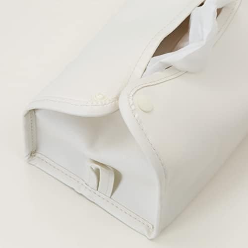 Fujiboeki Tissue Case Cover 27.5cm W x 11cm D x 6.5cm H White Fits Regular F/S