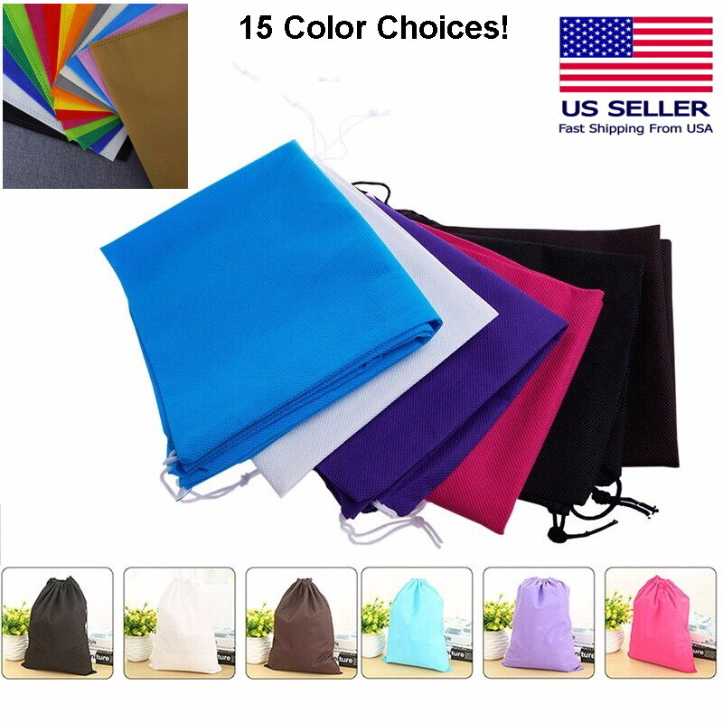 Home Laundry Shoe Travel Portable Pouch Drawstring Tote Storage Bag Organizer