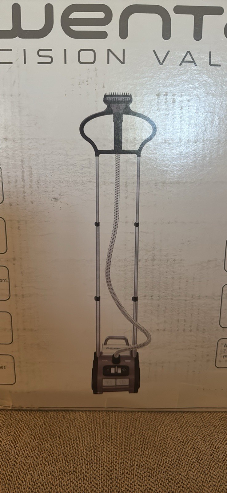 Rowenta IS9100 Precision Valet Commercial Full Size Garment Steamer Tested New