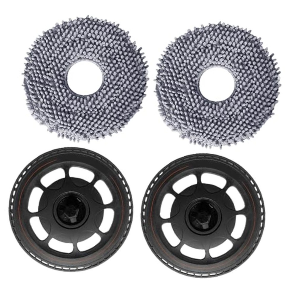 For Roborock QV 35S Mop Bracket and Pads Replacement for Qrevo Vacuum