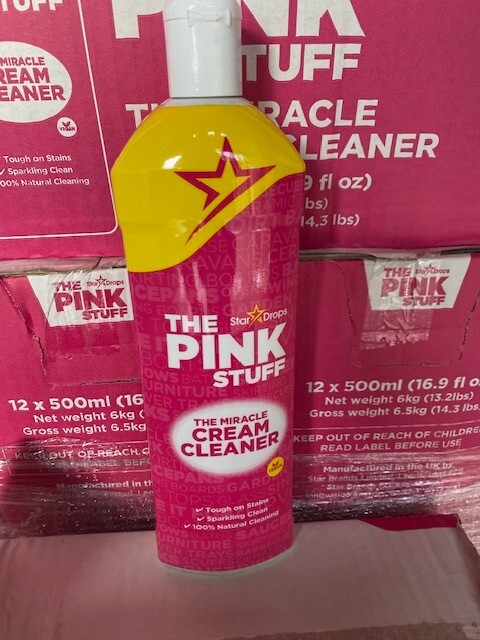 (12 PACK) THE PINK STUFF 500 ml Miracle Cream Cleaner