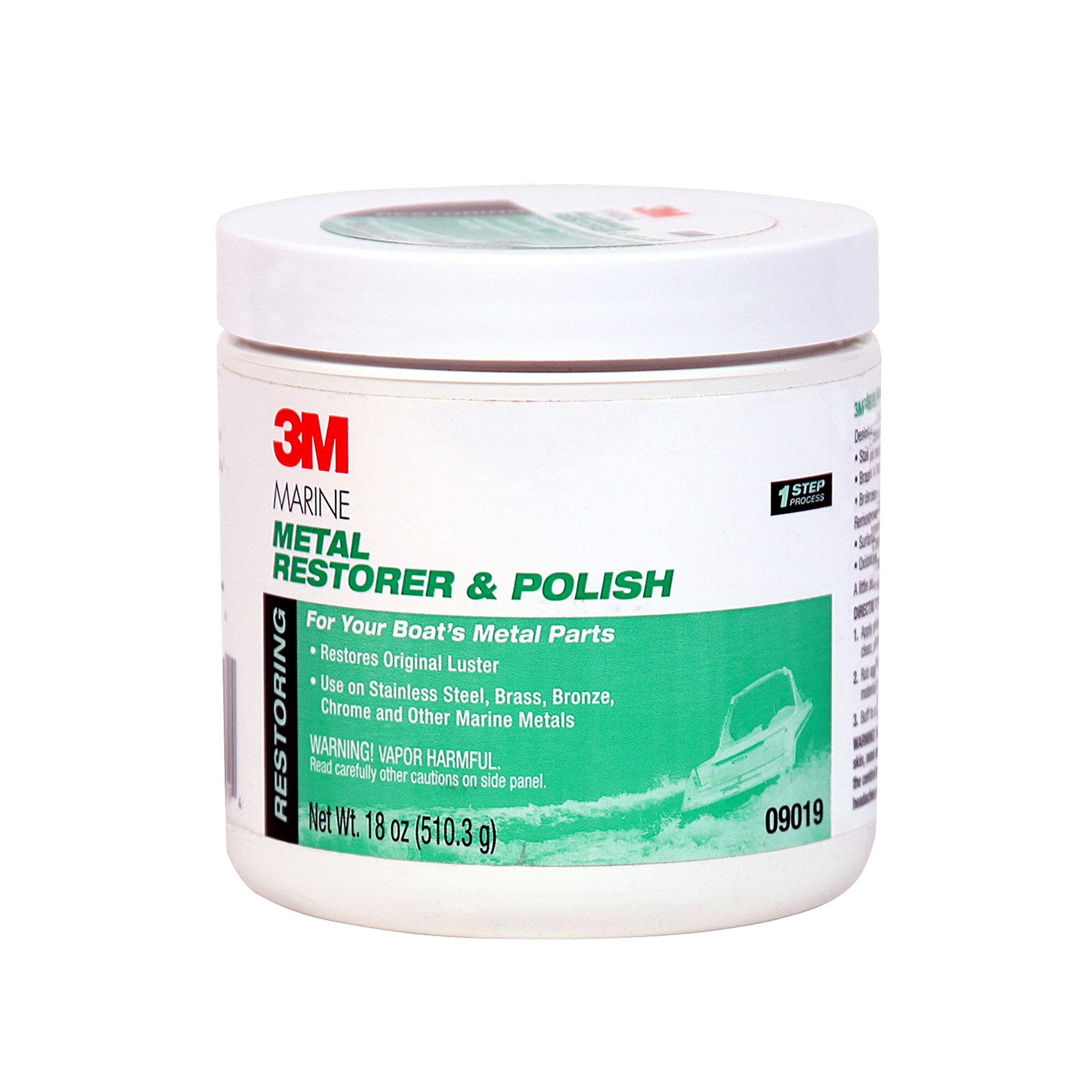 3M Metal Restorer and Polish 09019 Paste 18 oz – Rust, Corrosion, Tarnish Remove
