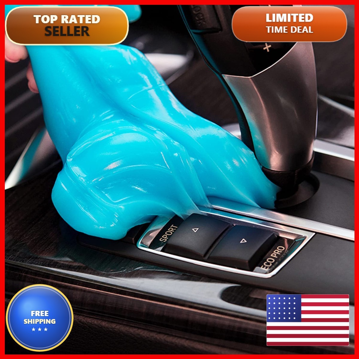 PULIDIKI Car Cleaning Gel Putty Universal Car Interior Cleaner Slime
