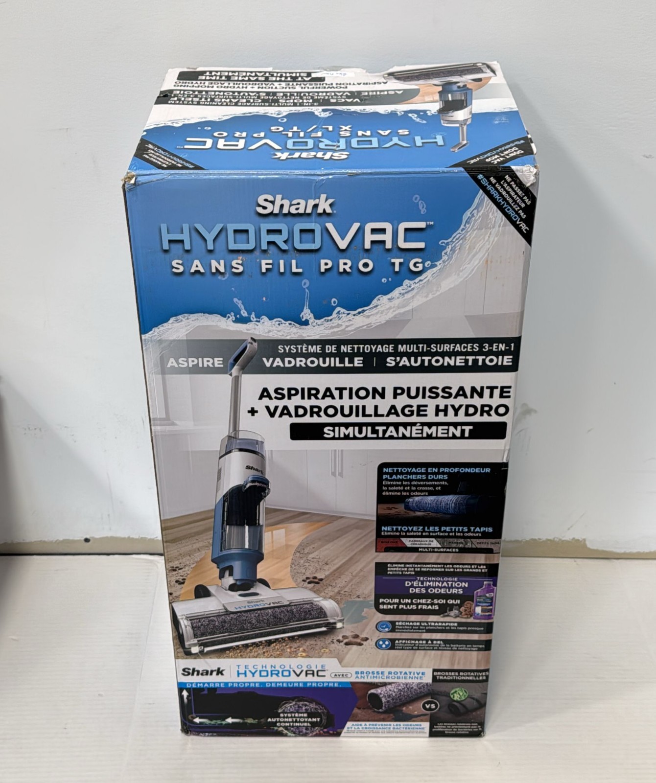 Shark – HydroVac WD201C MessMaster Heavy Duty Cordless 3-in-1 Vacuum – SCRATCHED