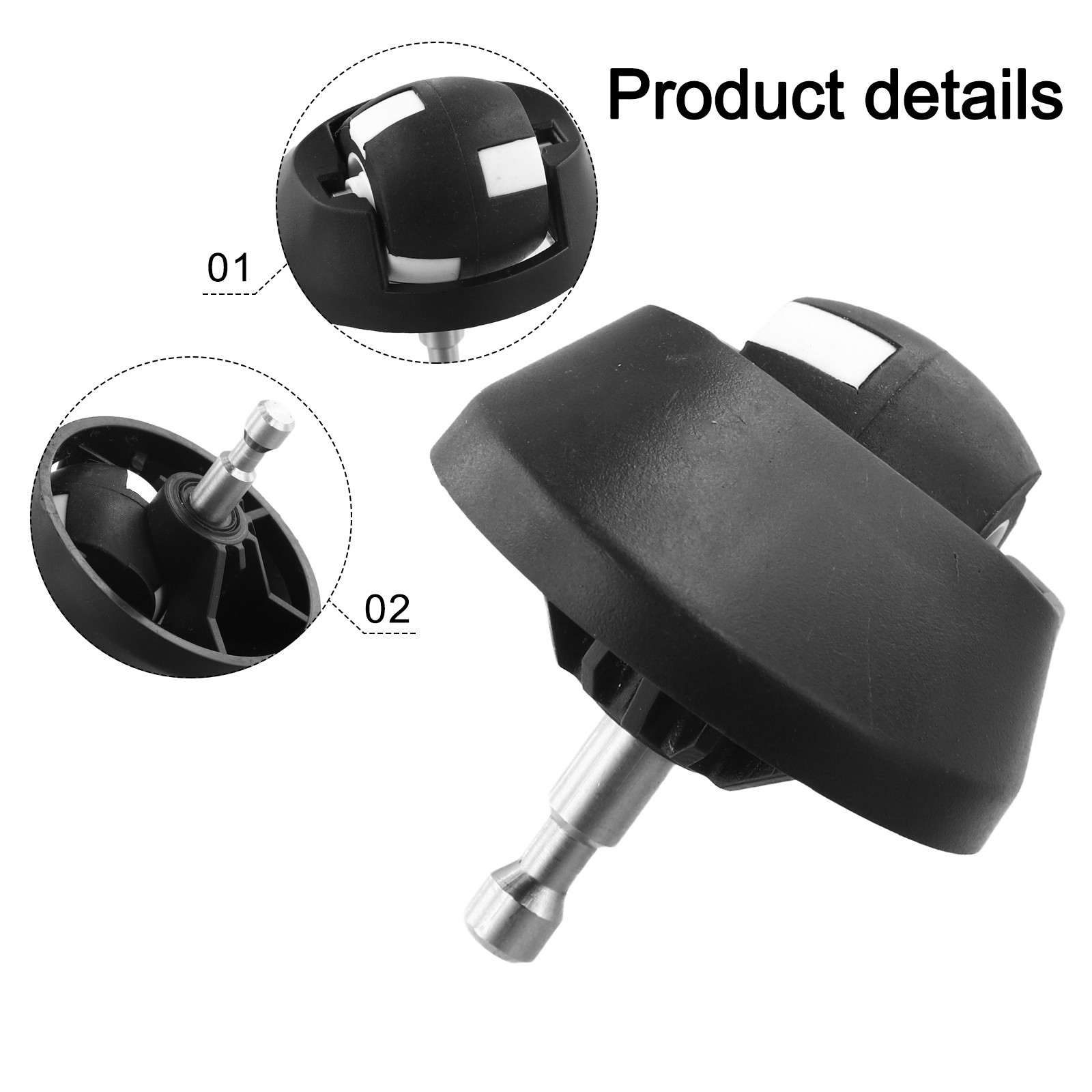 Compatible Front Wheel for ZACO A9 for a7 for a8 for a10 V8 Plus V8s for v80