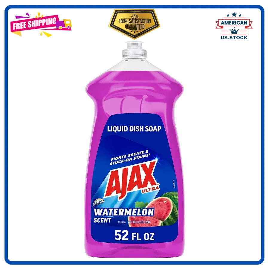 Ajax Ultra Liquid Dish Soap Vinegar and Lime Scent 90 fl oz