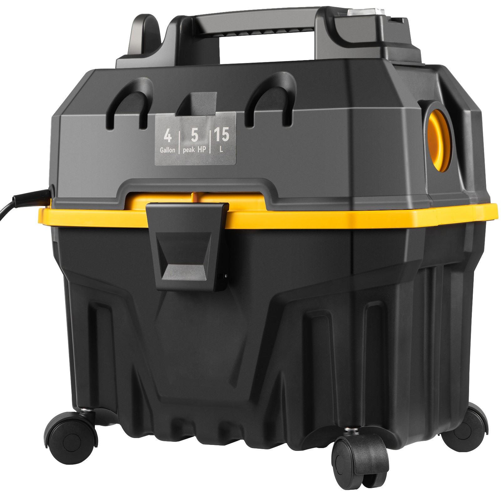 Wet Dry Vacuum 4 Gallon 5 Peak HP Portable Carpet Car Shop Vac Cleaner Blower