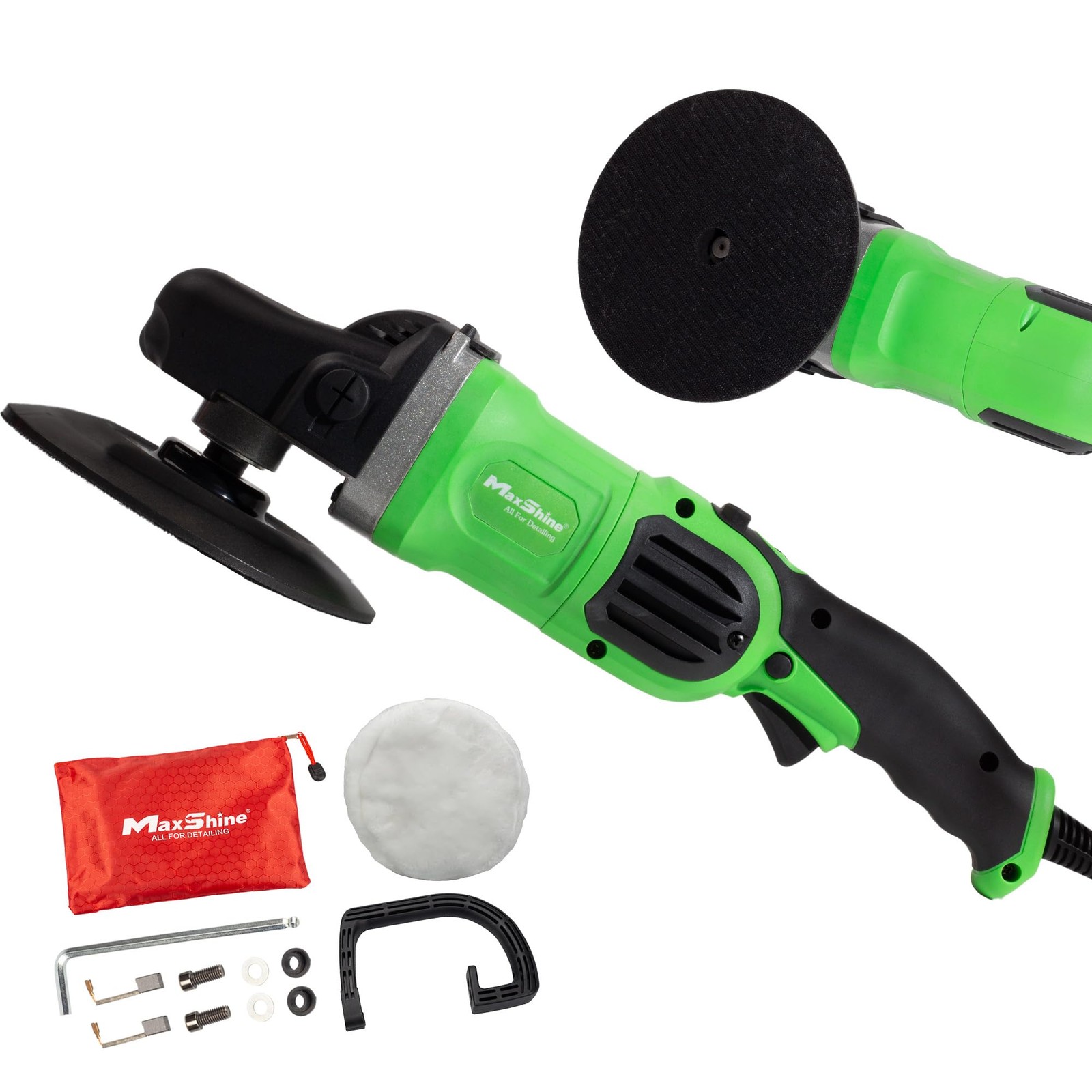 Maxshine M1300 Pro Rotary Polisher – 7” 1300W Car Buffer Removal, Glossy Shine