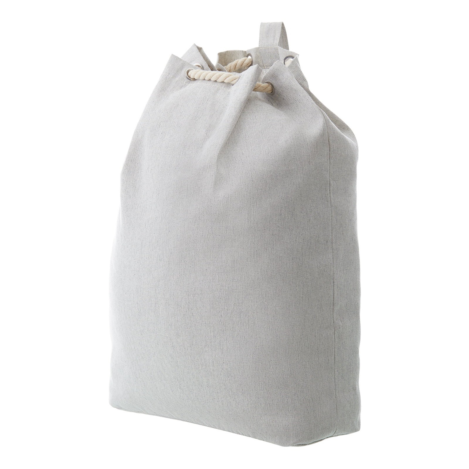 Cotton Blend Large Laundry Bag Sturdy Drawstring for Clothes Storage