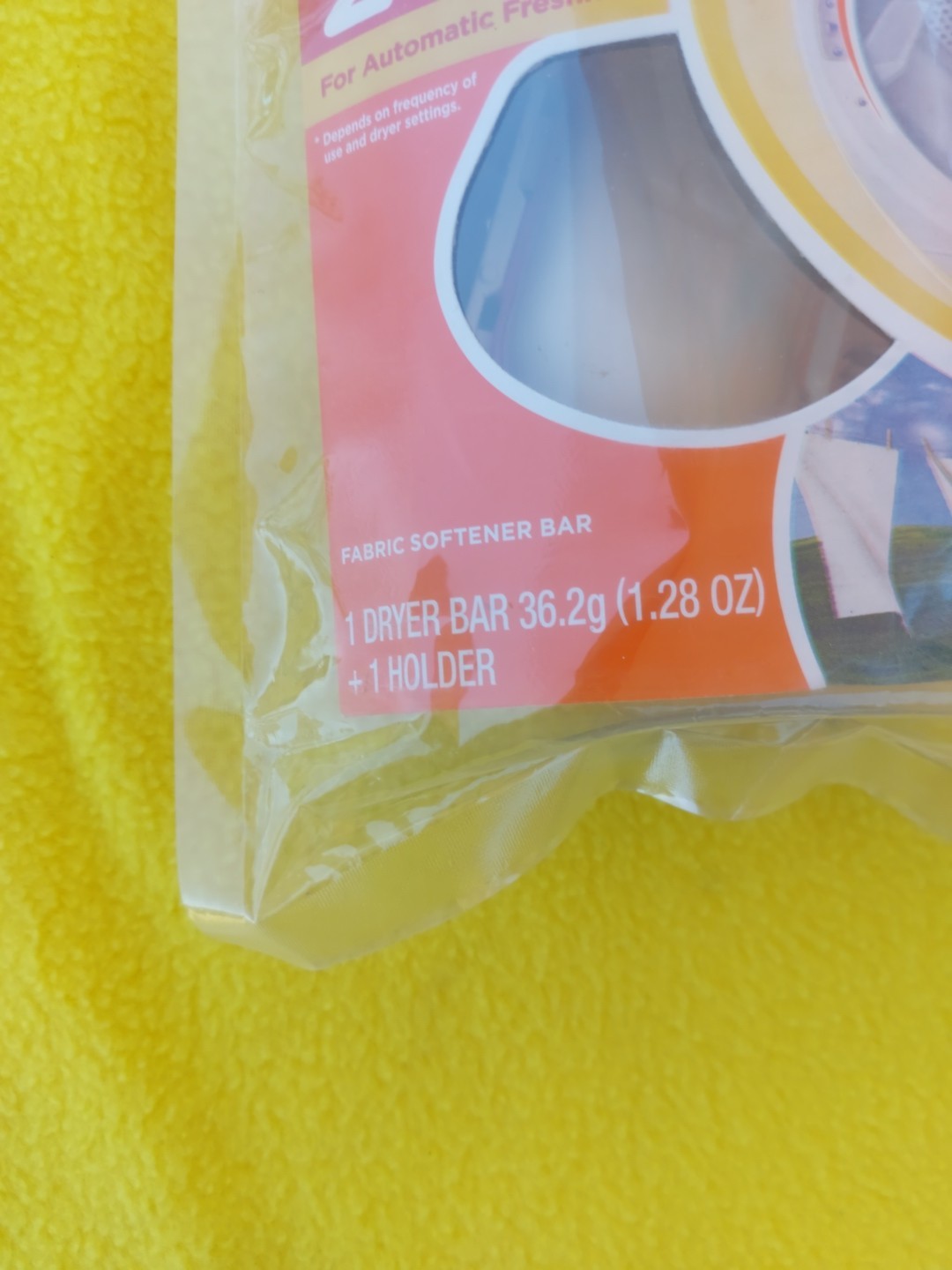 Bounce Dryer Bar 2 Month Outdoor Fresh Scent Fabric Softener NEW 1 Bar & Holder