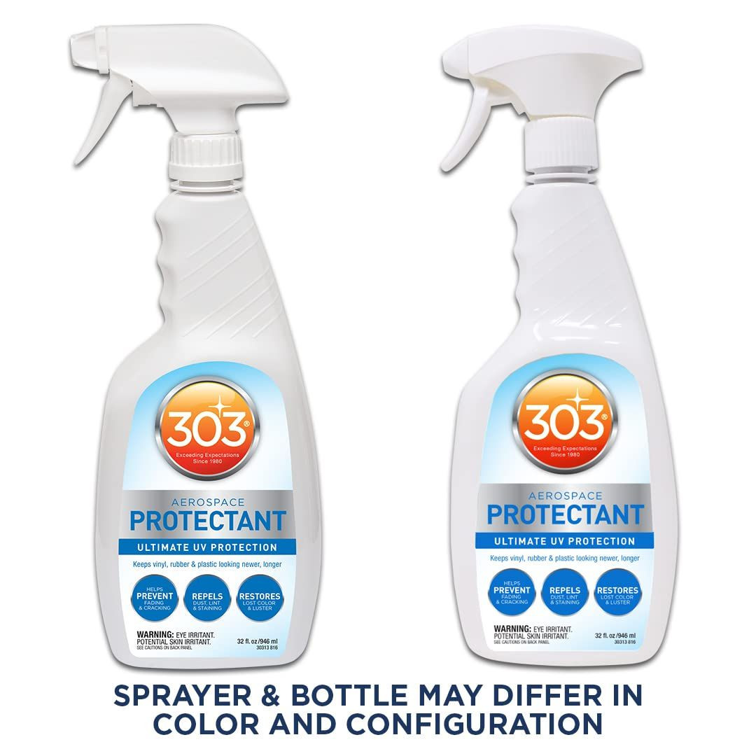 303 Products Aerospace Protectant Spray, UV 32 Fl Oz (Pack of 1), White