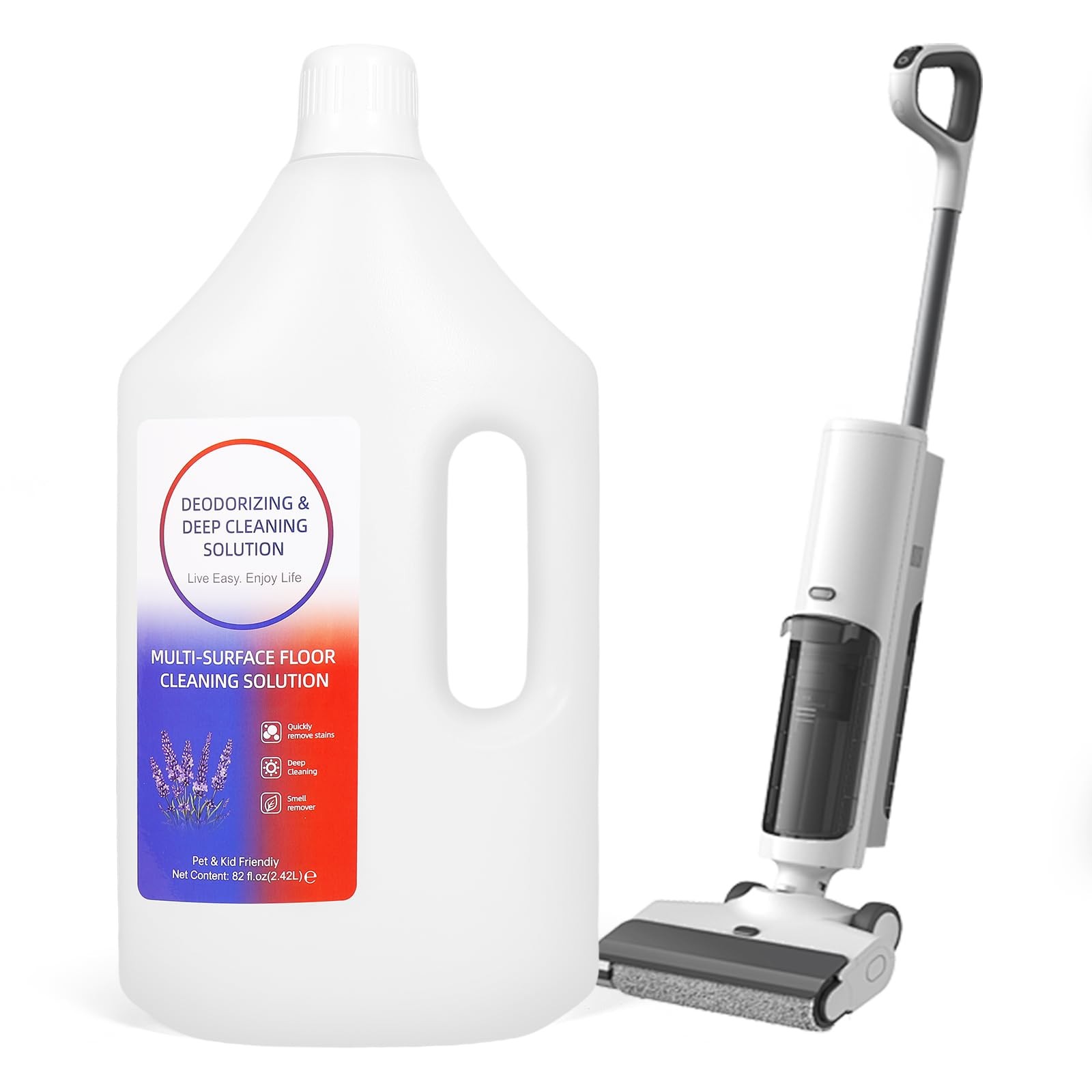 Floor Cleaning Solution,82 Fl Oz – with Tineco S3/S5/S7 & iFloor 3/5 (No Stea…