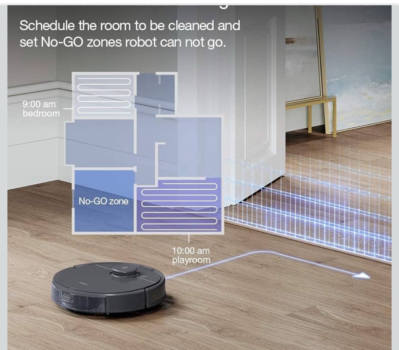 ECOVACS Robotics – DEEBOT OZMO T8+ Vacuuming and Mopping Robot with Auto-Empty