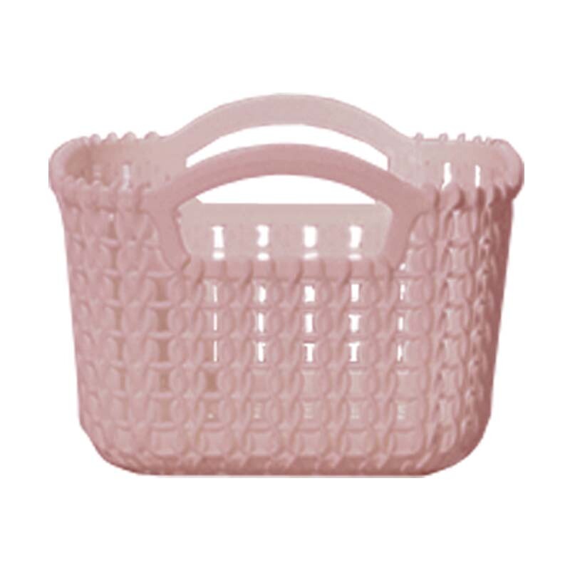 4 Pcs Weave Basket Storage Organizer Bins Portable Stackable Weave Storage Boxes
