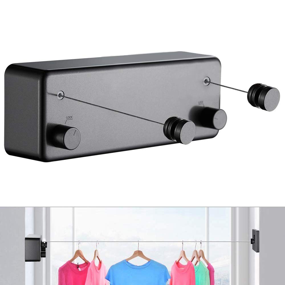 Retractable Clothesline |Indoor Outdoor Clothes Line | Heavy Duty Clothes Dry…
