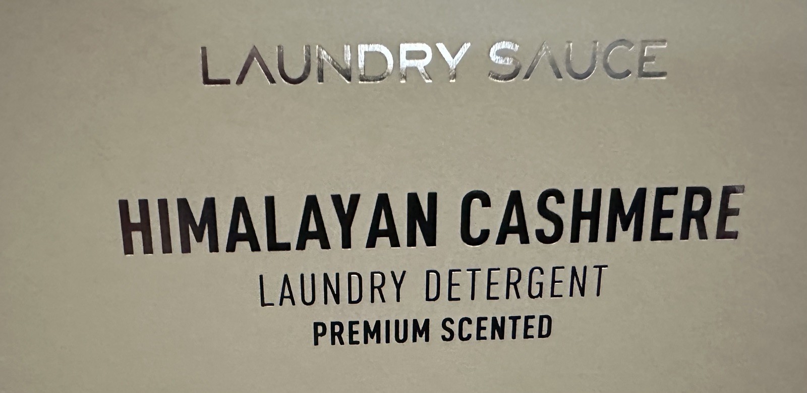 New scent Laundry Sauce Himalayan Cashmere Set Of 5 detergent & Dryer Sheets