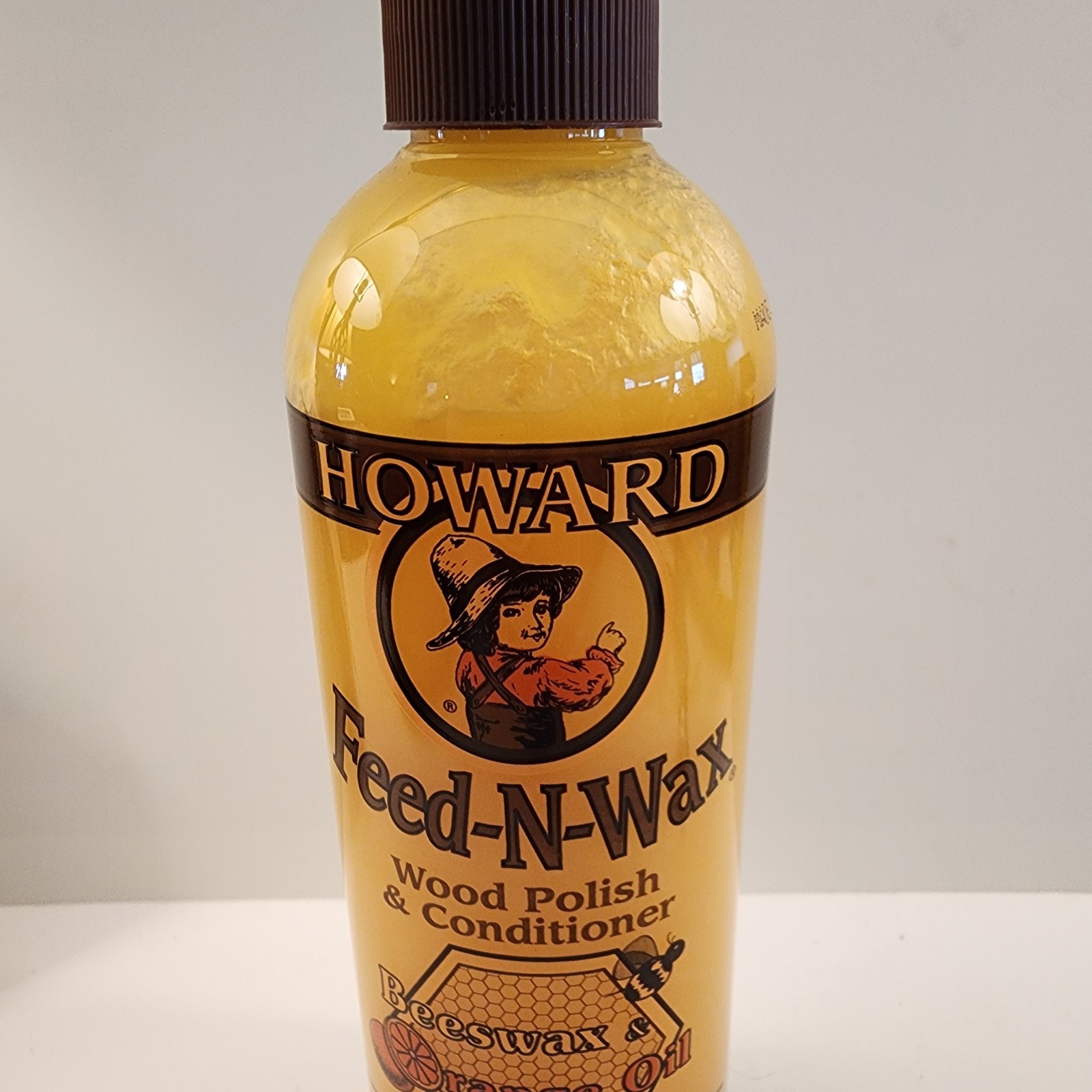 Howard Feed-N-Wax Wood Polish & Conditioner 15.7oz of 16oz OPEN/USED