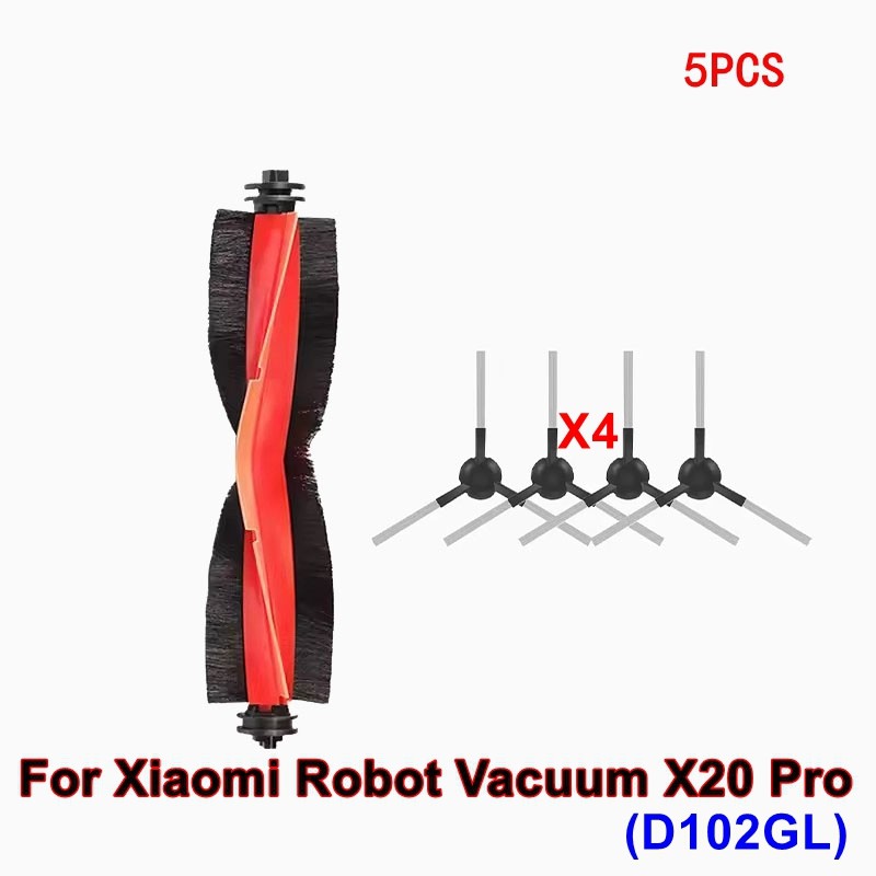 Main Roller Side Brush Filter Replacement For Xiaomi X20 Pro (D102GL) Vacuum lot