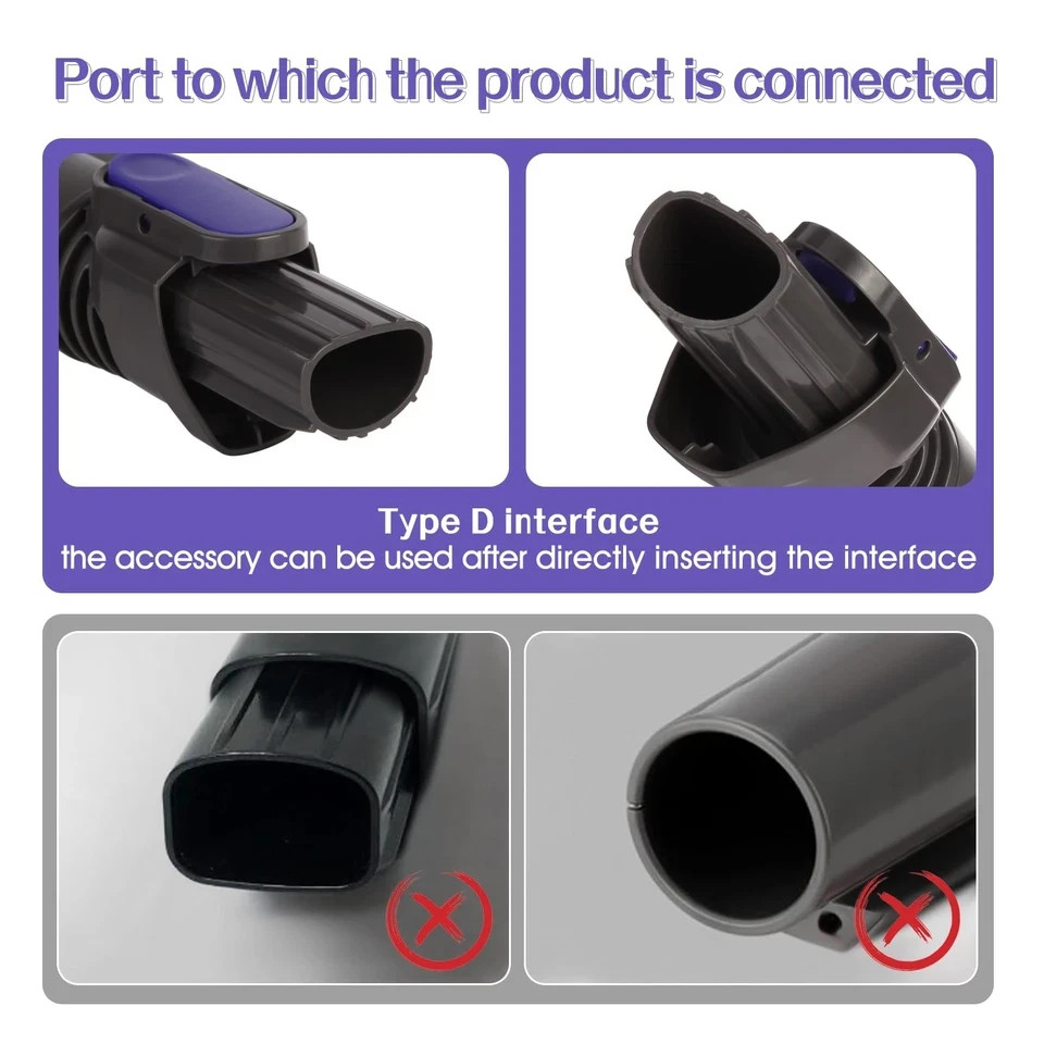 Vacuum Crevice Tool Brush Replacement Parts Compatible with Shark Pet Cordles…