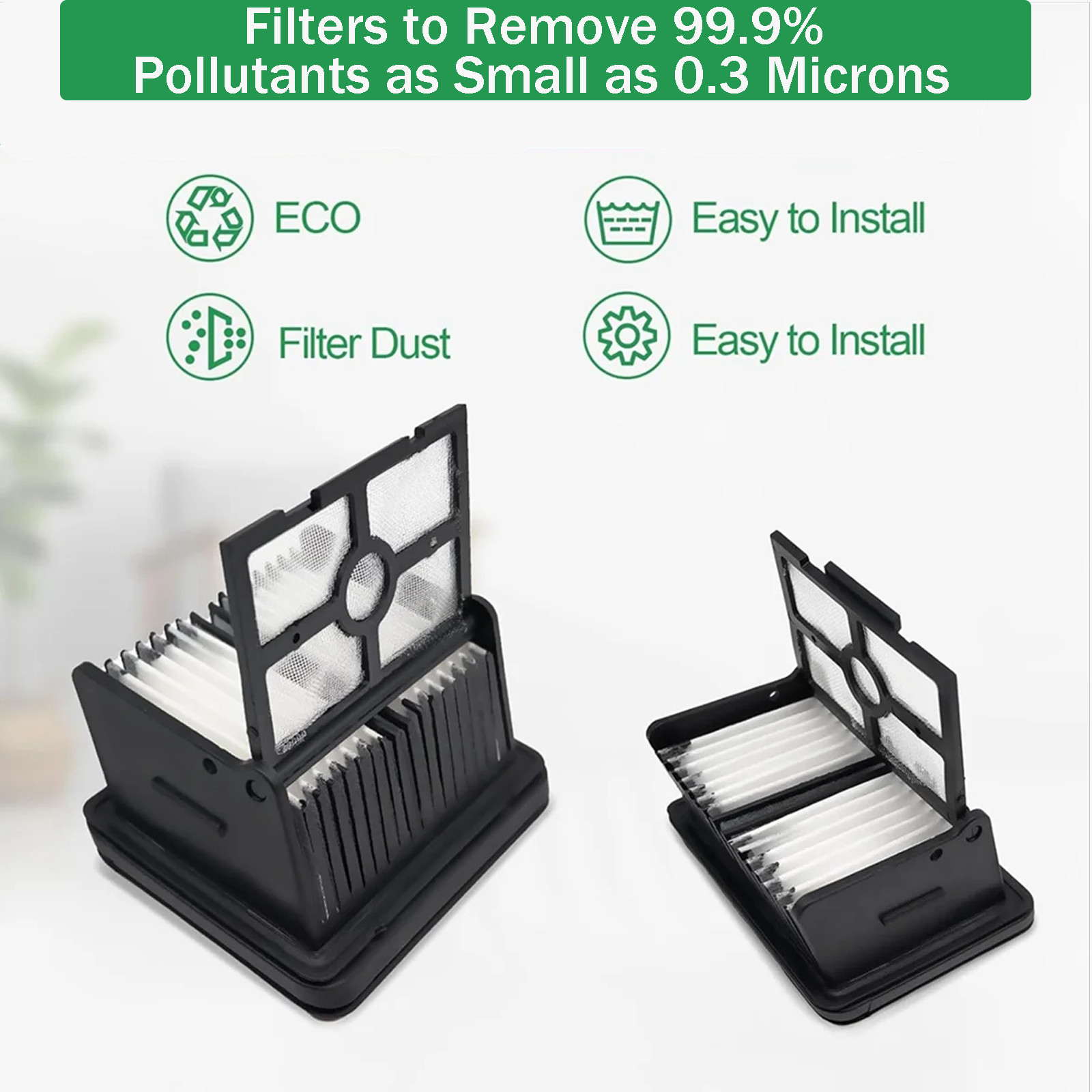 7Pc Dreame H12/H15 Pro Kit, 2 Rollers, 3 Filters, 1 Brush | All-Floors G