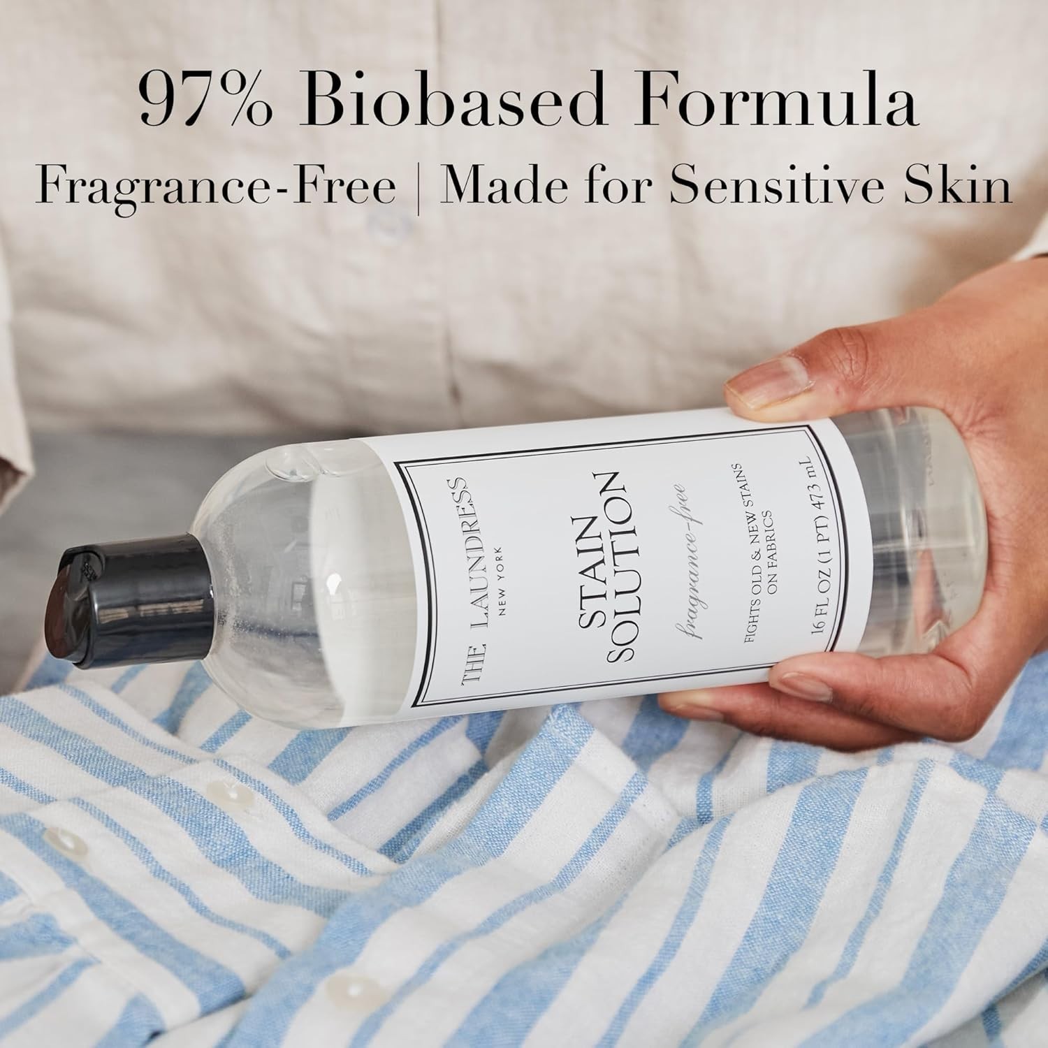 Powerful 16 Fl Oz Stain Solution – Targets Makeup, Coffee, Red Wine, & More