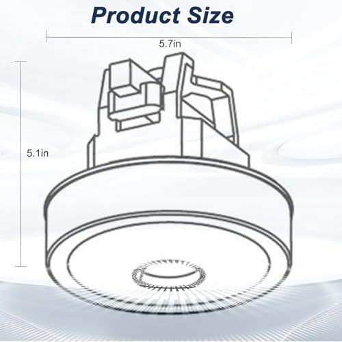 120V Vacuum Motor for Backpack Shop Vac, Replacement for ProTeam Super Coach Pro