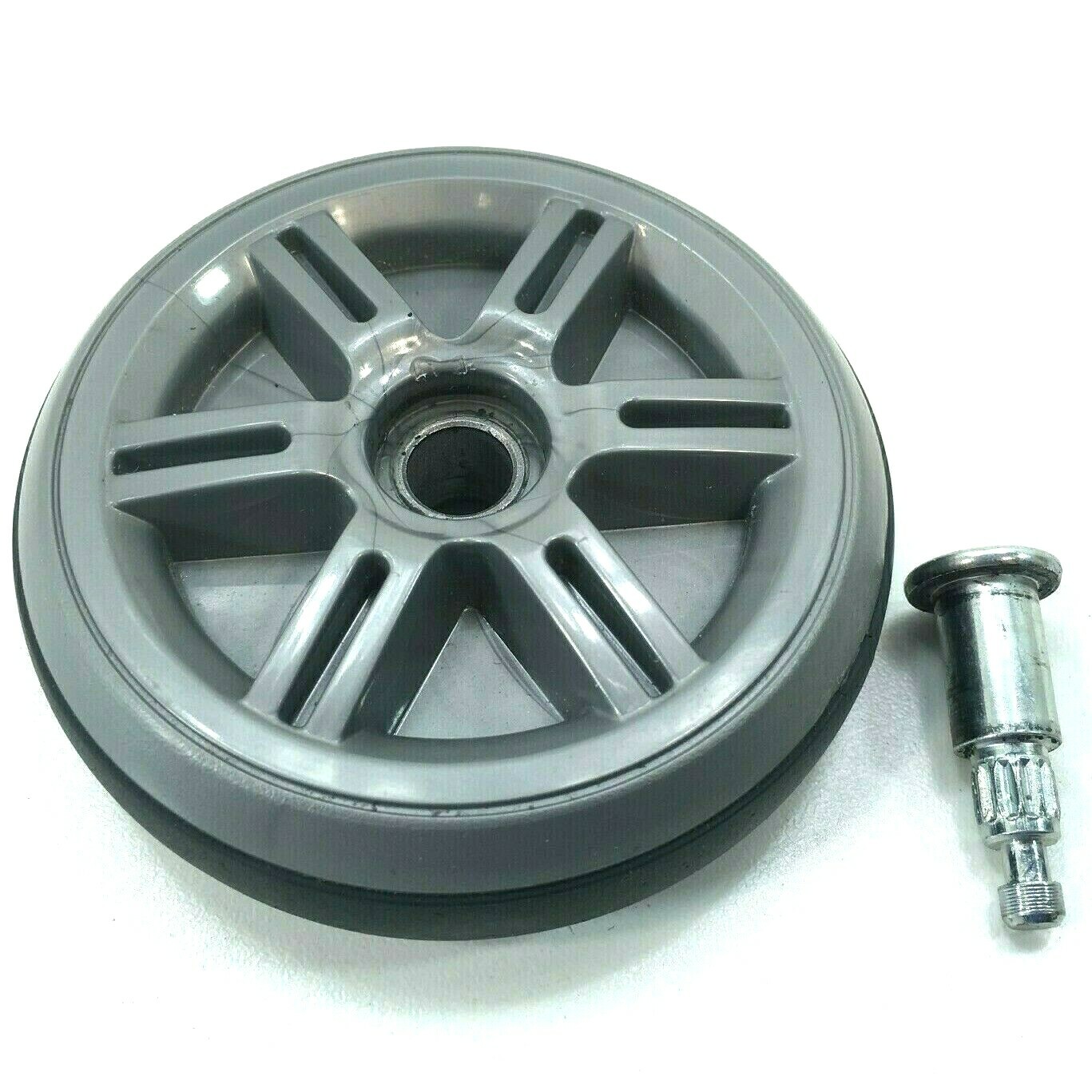 Shark NV681 NV680 NV682 NV683 LEFT OR RIGHT WHEEL ASSEMBLY w/ PIN Genuine OEM