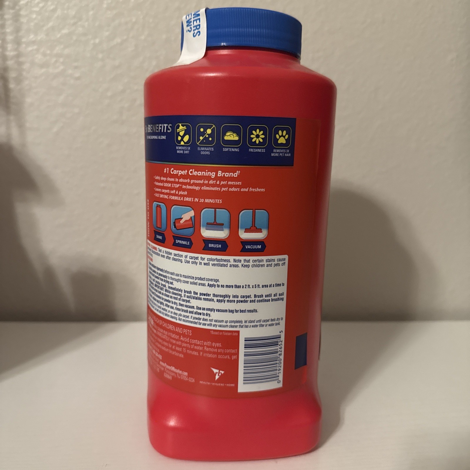 Resolve Pet Expert Carpet Moist Powder Large Area 18 Oz