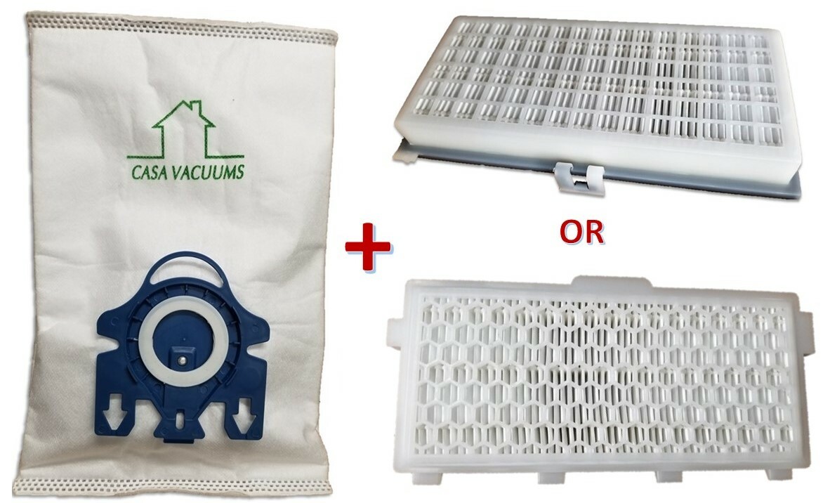 Casa Vacuums Miele GN Bags 5 Pack + HA30 or HA50 C1 C2 C3 S400i S600 S800 S5000