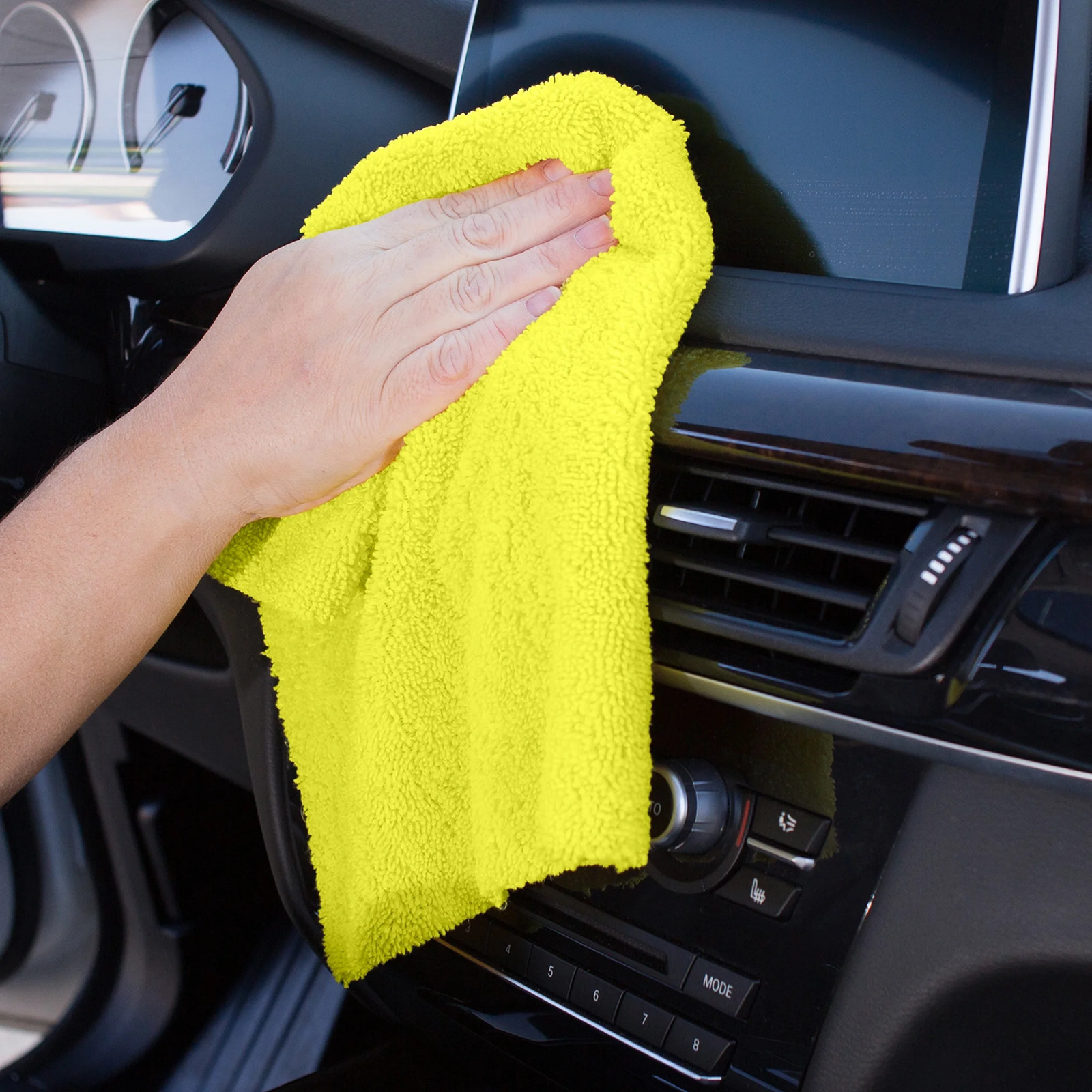 14″ X 14″ Multipurpose Microfiber Cleaning Towels, 30 Pack, Multicolor