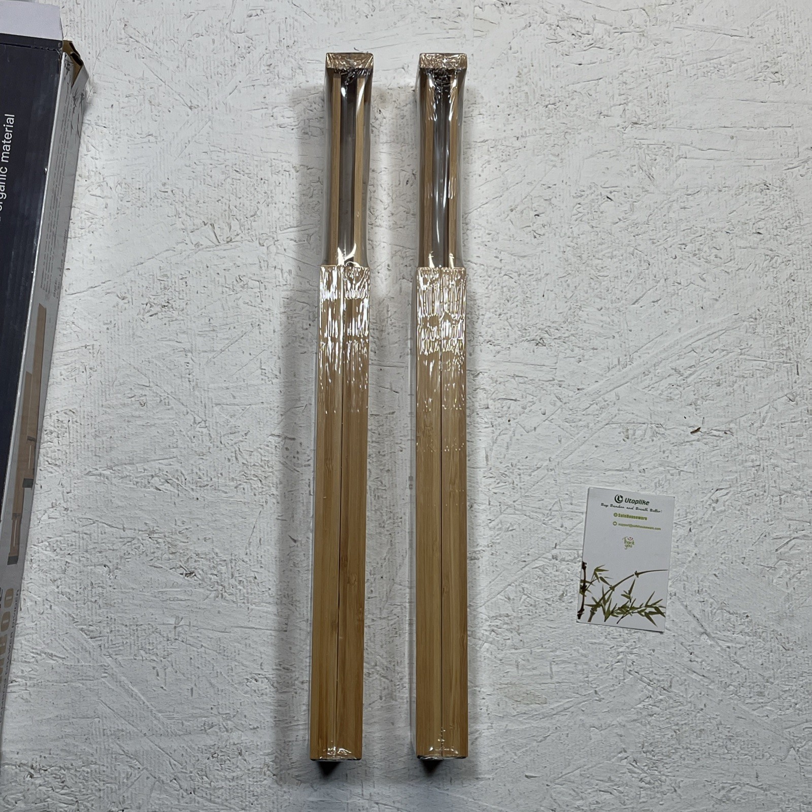 4 Pack Bamboo Drawer Dividers Organizer Adjustable Length from 12.25 to 17.25 in