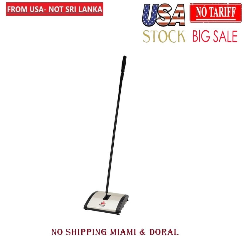 Bissell Natural Sweep Carpet and Floor Sweeper with Dual Brush Rotating System