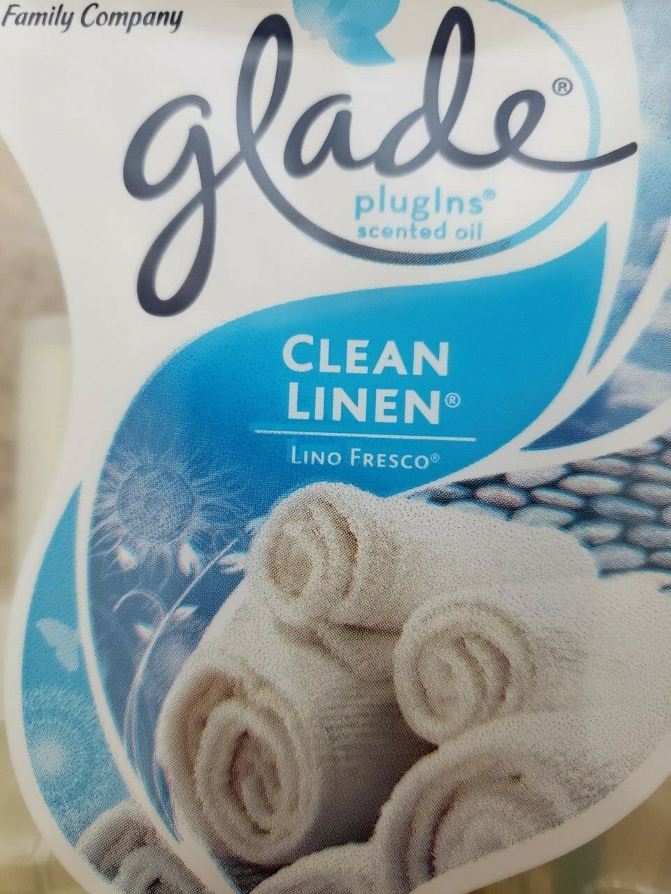 100 Glade Clean Linen Plugins Scented Oil Refills Air Freshener Warmer Large Lot