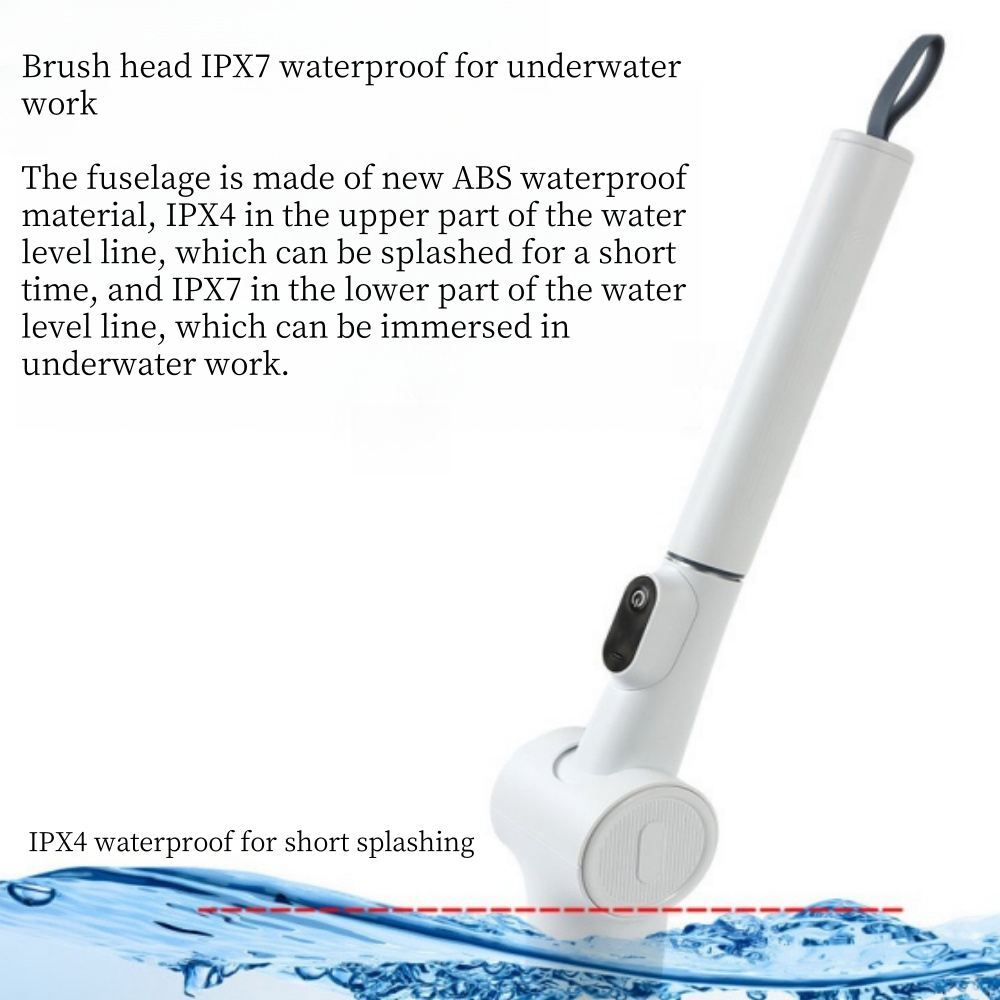8 IN 1 Electric Spin Scrubber Cordless Power Cleaning Brush Rechargeable Cleaner