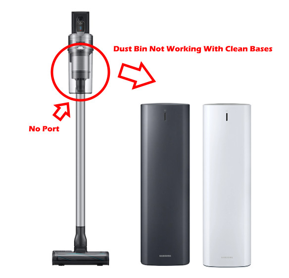 Samsung Jet 75 Series Cordless Stick Vacuum Cleaner Dust Bin Canister Dustbin