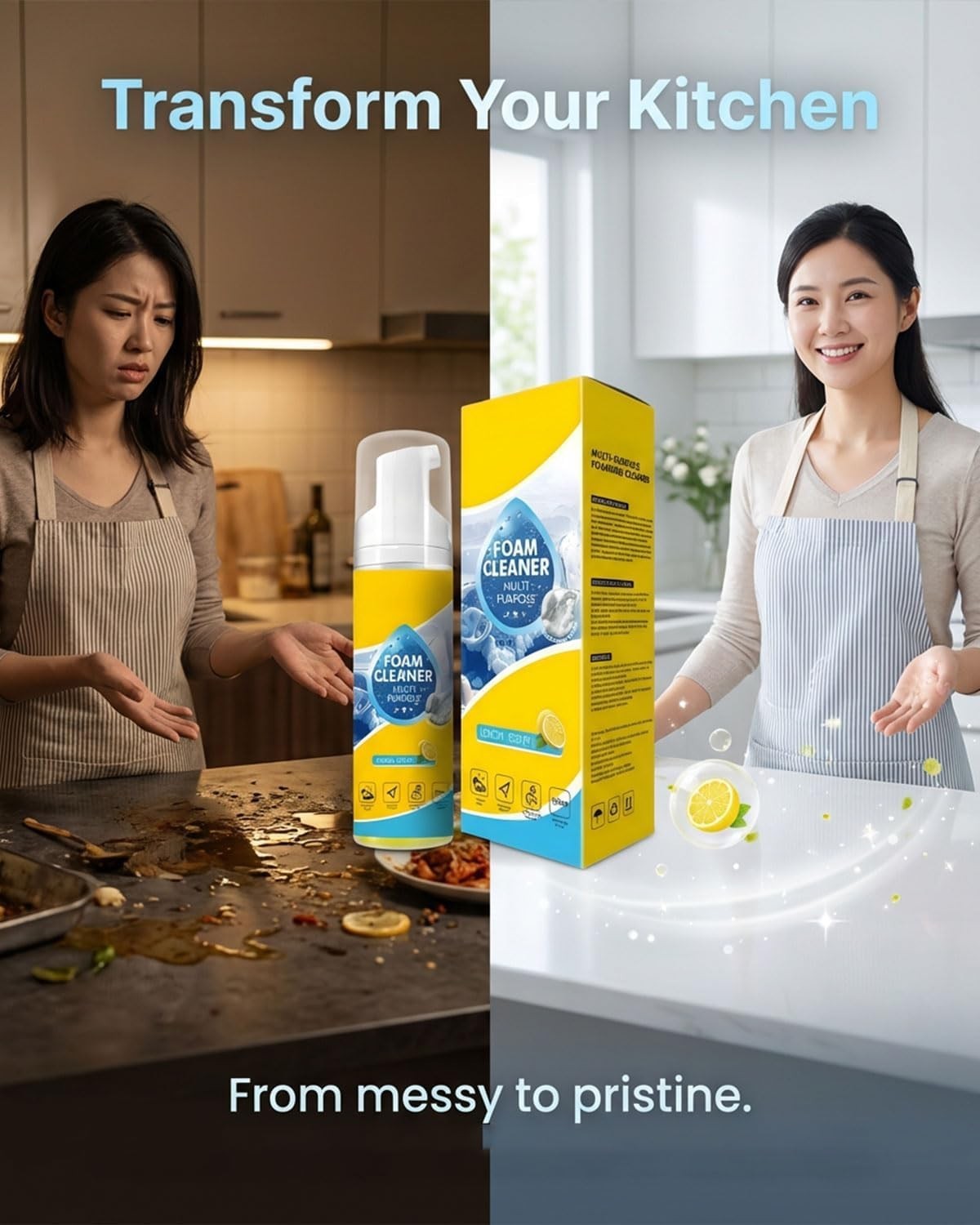 ­Foam Cleaner All Purpose, 4-in-1 Multi-Enzyme Cleaner