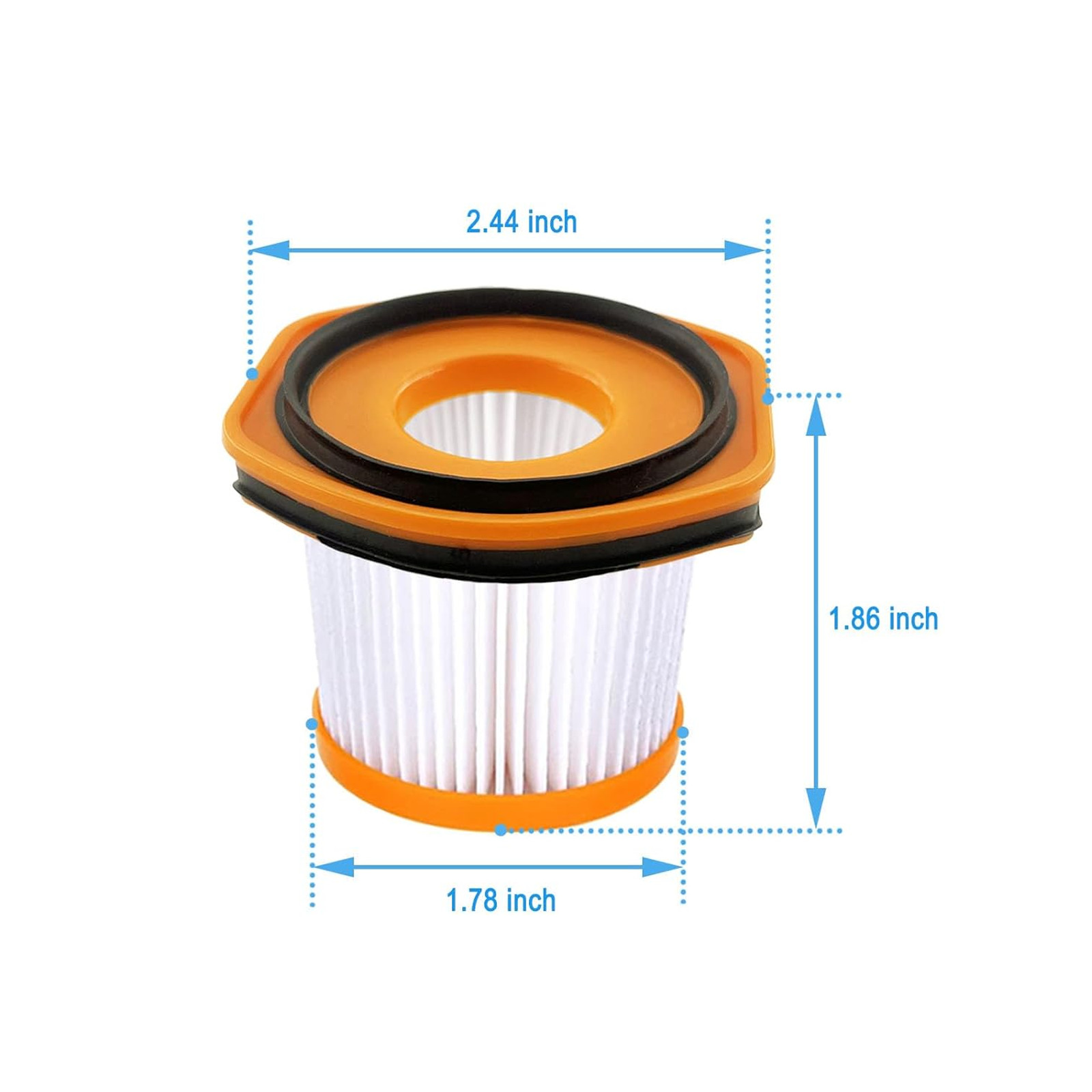 4 Pack Vacuum Filter Replacement for Shark WS632 WS630 Filter Part # XFFWV360
