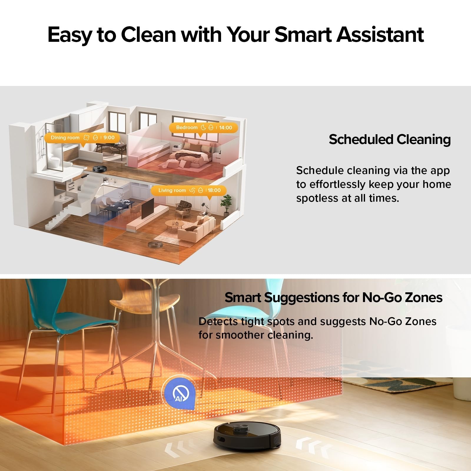 Roborock Q7 M5+ Robot Vacuum & Mop – Self-Empty, 10000Pa Suction